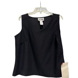 Karen Kane Black Sleeveless Top